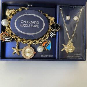 Cute bon vogage charm bracelet